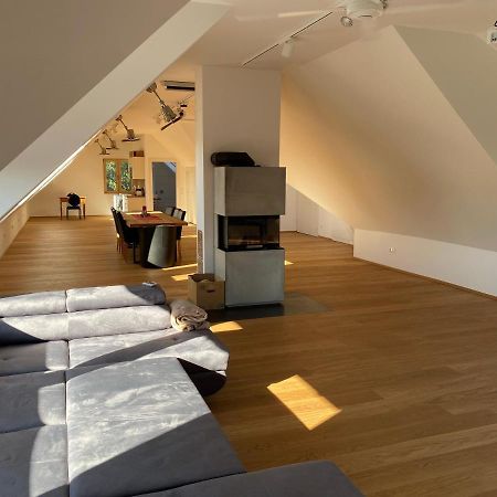 Salzburg-Loft Im Stadtteil Leopoldskron-Moos 120Qm Mit Balkon & Untersbergblick Salzburgo Exterior foto