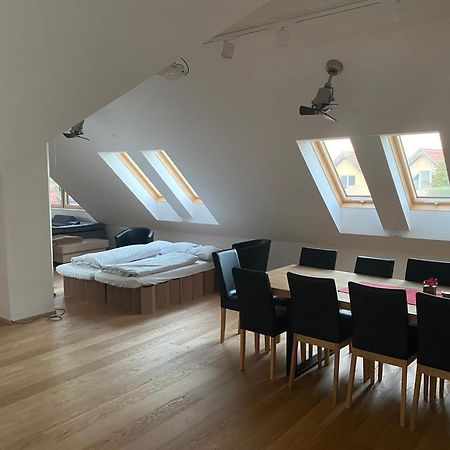 Salzburg-Loft Im Stadtteil Leopoldskron-Moos 120Qm Mit Balkon & Untersbergblick Salzburgo Exterior foto