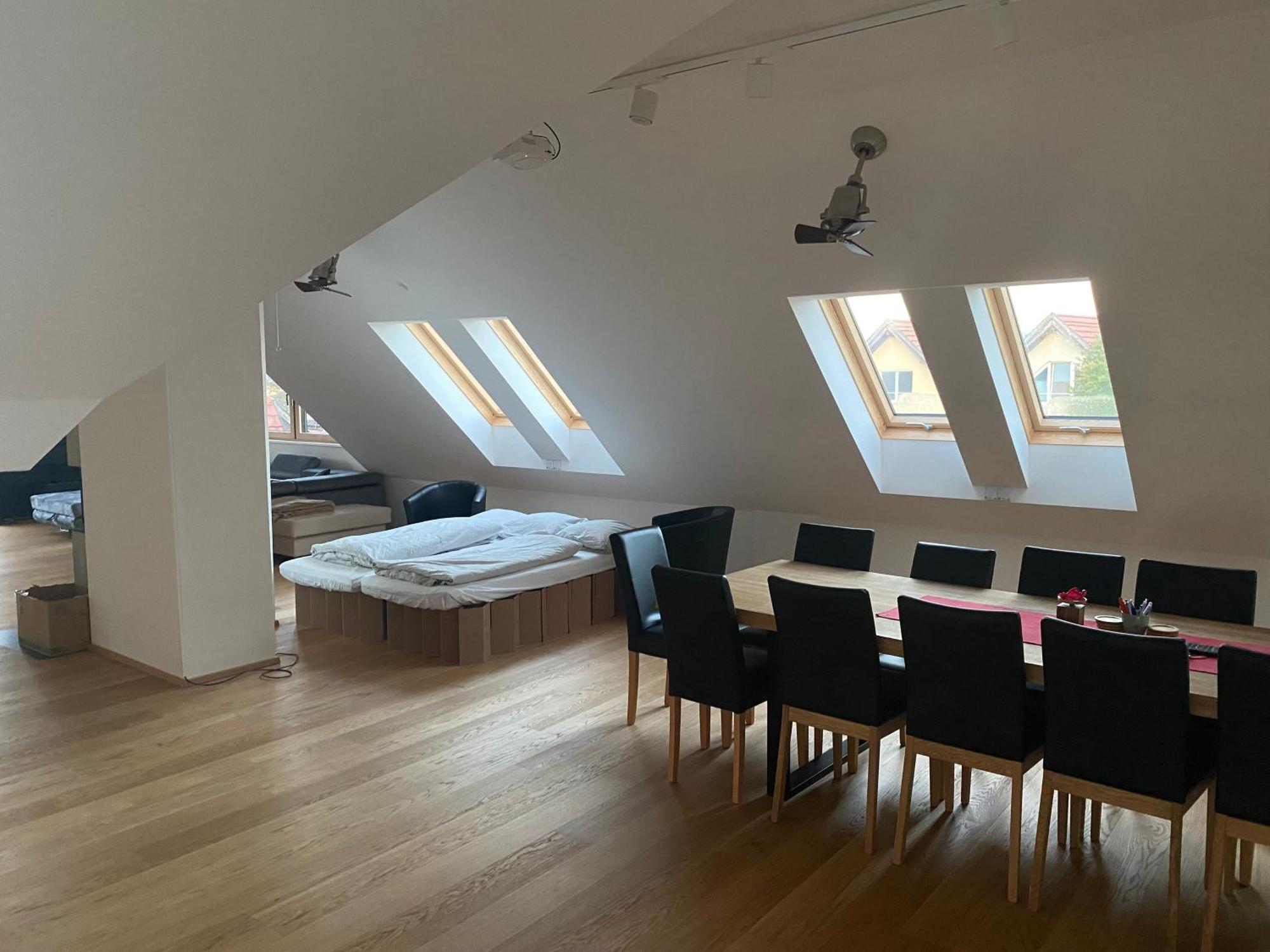 Salzburg-Loft Im Stadtteil Leopoldskron-Moos 120Qm Mit Balkon & Untersbergblick Salzburgo Exterior foto