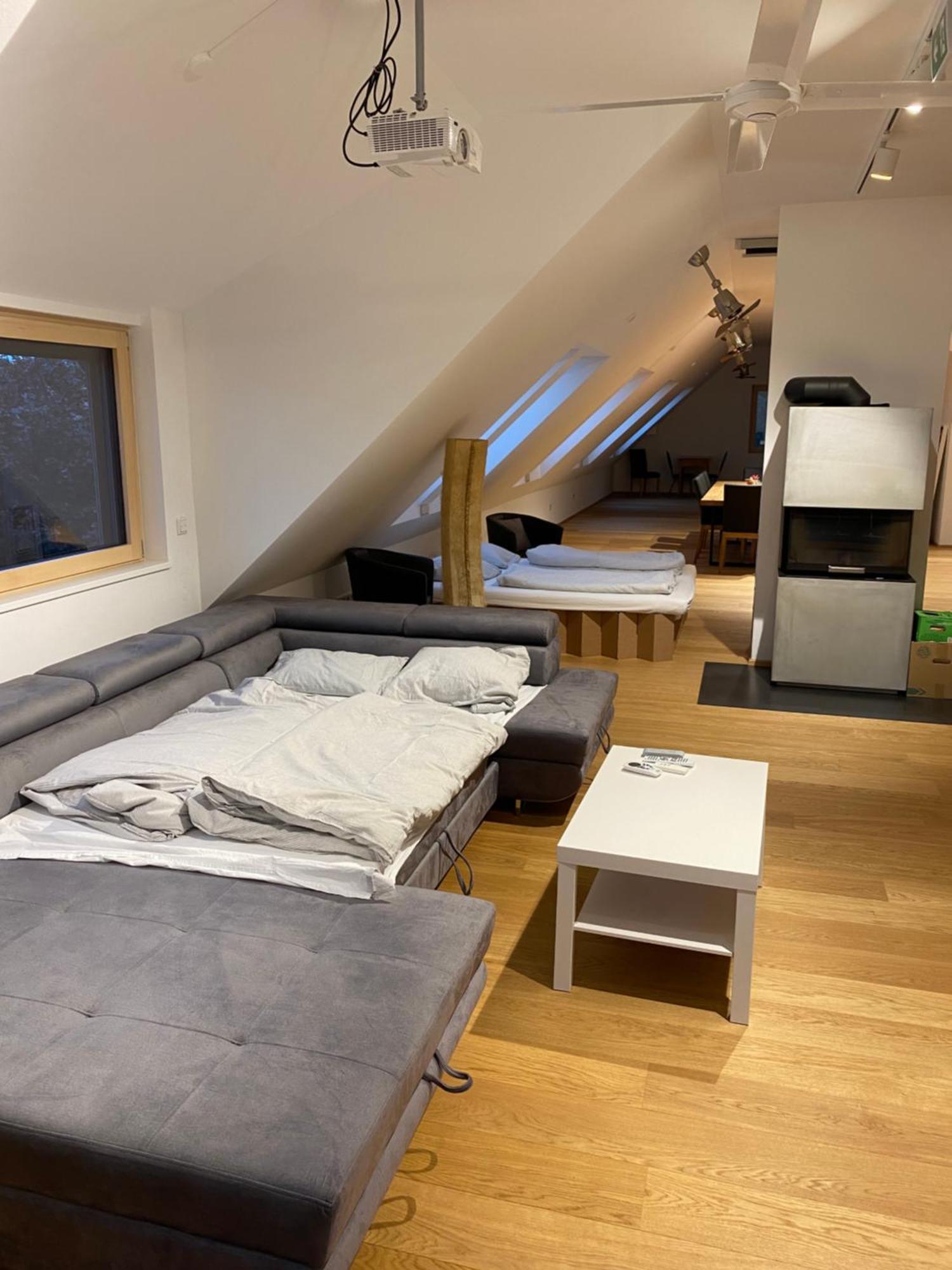 Salzburg-Loft Im Stadtteil Leopoldskron-Moos 120Qm Mit Balkon & Untersbergblick Salzburgo Exterior foto